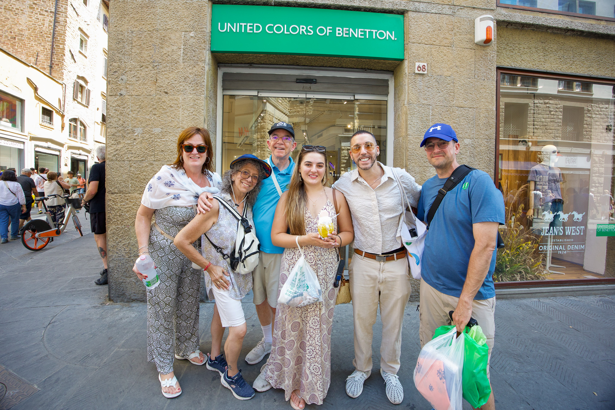 Travelers exploring Florence together